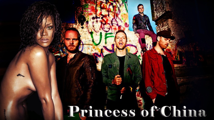 Перевод песни princes. Рианна и колдплей. Coldplay Princess of China. Rihanna Coldplay альбом. Группа колдплей фит с Рианной.